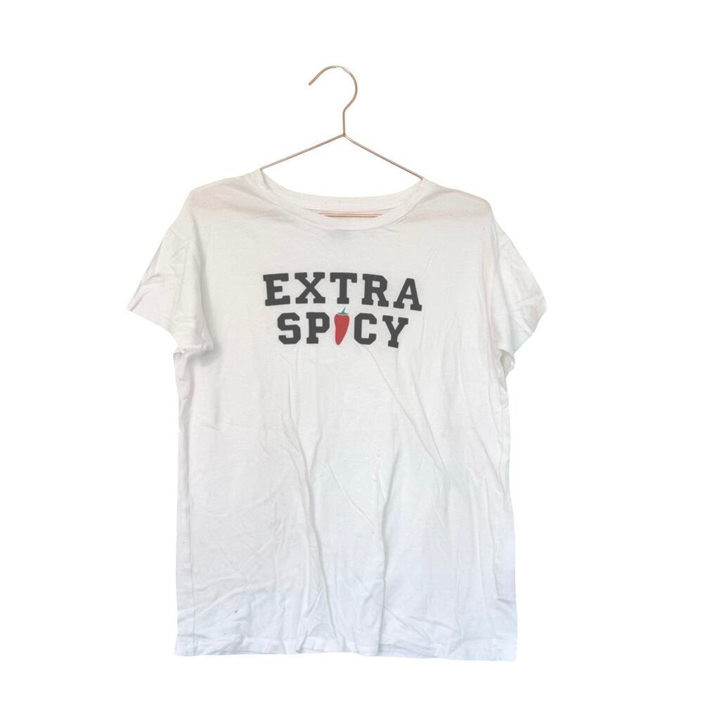 PINK Victoria secret extra spicy logo t shirt size XS